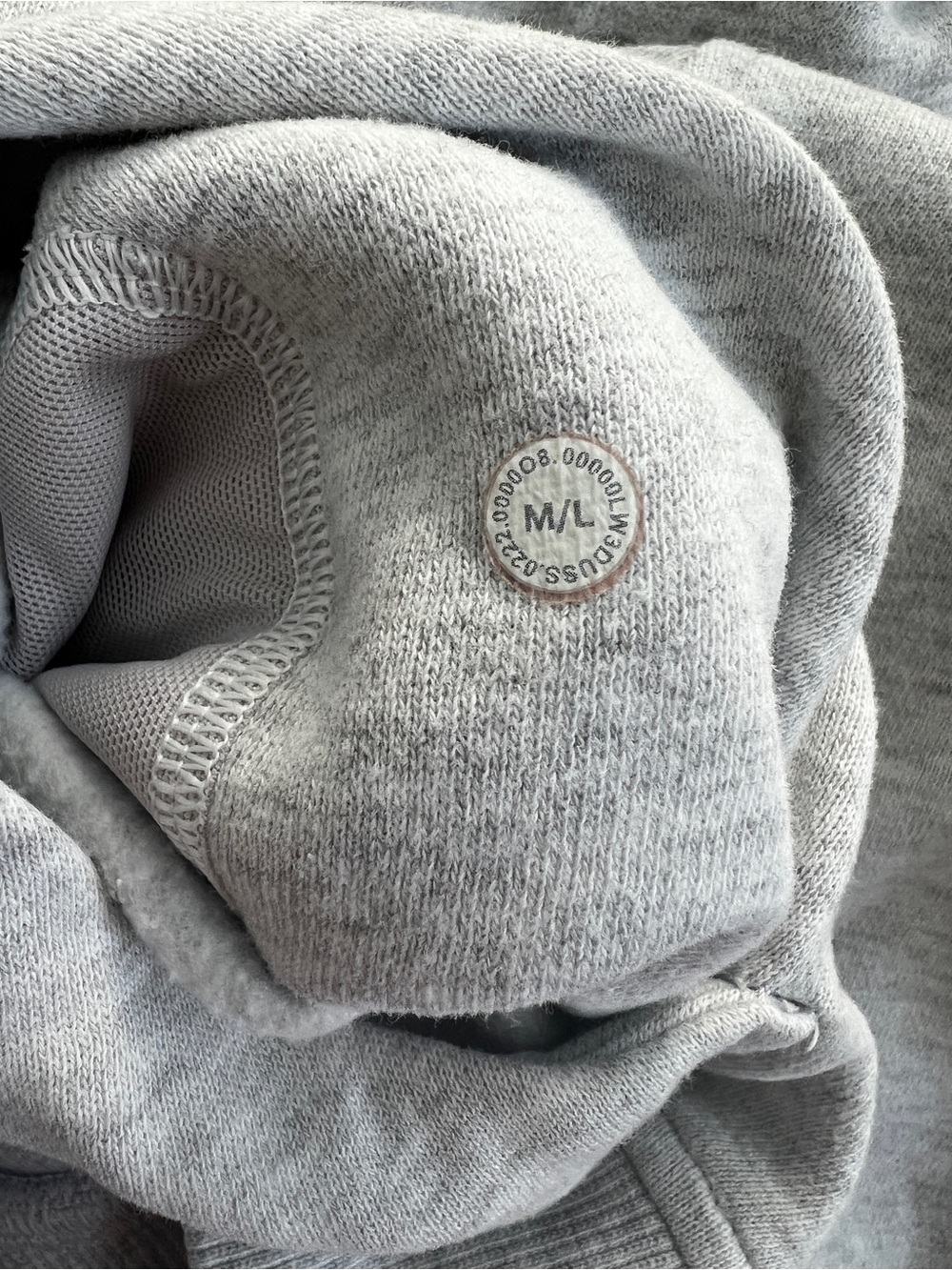 Lululemon Scuba Oversized Half Zip Hoodie Heathered Gray M/L - Picture 8 of 9